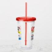 処方おもしろい用ビール アクリルタンブラー (右)