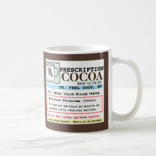 処方おもしろい箋RXココアマグ コーヒーマグカップ