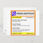 処方おもしろい薬 ポストカード (正面/裏面)