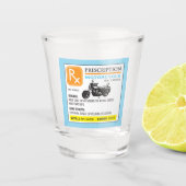 処方おもしろい車 ショットグラス (正面)