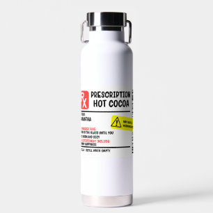処方ココアパーソナライズされたカスタムおもしろい ウォーターボトル