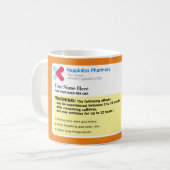 処方コーパーソナライズされたヒーマグ コーヒーマグカップ (正面左)