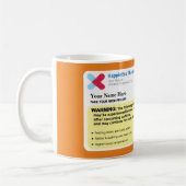 処方コーパーソナライズされたヒーマグ コーヒーマグカップ (左)