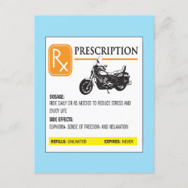処方バイクおもしろい ポストカード