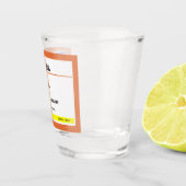 処方パーソナライズされたアルコユーモアのあるール  ショットグラス (右)