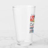 処方パーソナライズされたビアグラス タンブラーグラス (右)