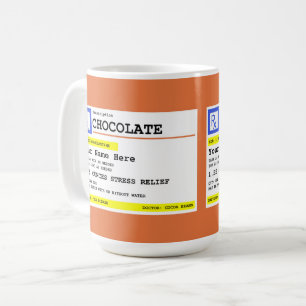 処方パーソナライズされたホットチョコレート コーヒーマグカップ