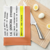 処方パーソナライズされた酒ユーモアのある キッチンタオル (四つ折り)