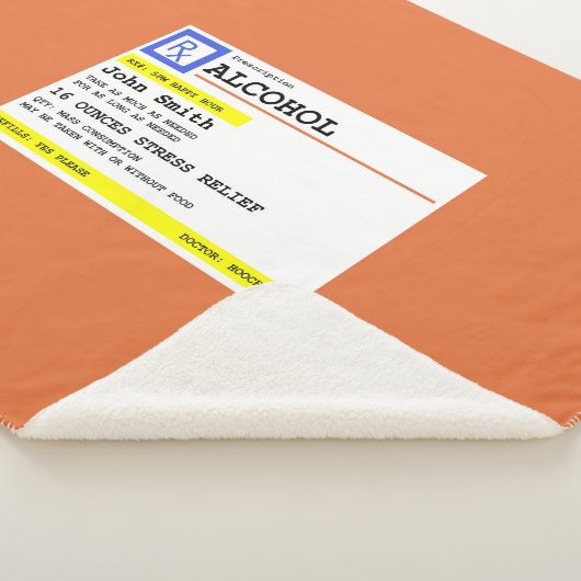 処方パーソナライズされた酒ユーモアのある シェルパブランケット (3/4)