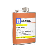 処方パーソナライズされた酒ユーモアのある フラスク (右)