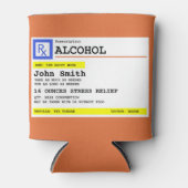 処方パーソナライズされた酒ユーモアのある 缶クーラー (正面)