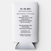 処方強おもしろい度ビールクーラーボックス スリム缶クーラー (正面)