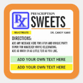 処方強おもしろい度ラベル スクエアシール (正面)