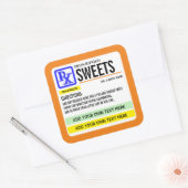 処方強おもしろい度ラベル スクエアシール (封筒)