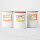 処方強おもしろい度食品ラベル フードラベル (ボトル)