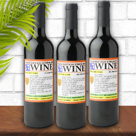 処方白おもしろい ワインラベル