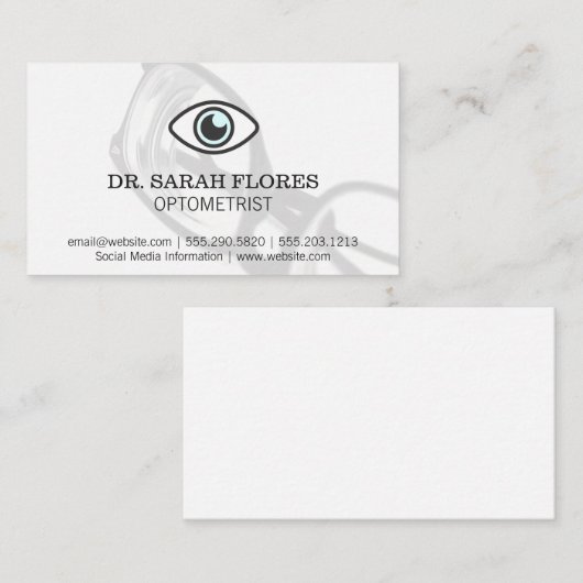 処方眼鏡 | アイアイコン 名刺 (正面/裏面)