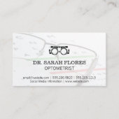 処方眼鏡 | オプトメータ装置 名刺 (正面)