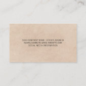 処方眼鏡 | 検眼医 名刺 (裏面)