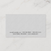 処方眼鏡 |眼科検眼試験 名刺 (裏面)