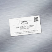処方眼鏡 | Optometrist QRコード マグネット名刺 (インサイチュ)