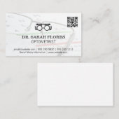 処方眼鏡 | Optometrist QRコード 名刺 (正面/裏面)