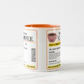 処方箋おもしろいコーヒーマグ ツートーンマグカップ (中央)