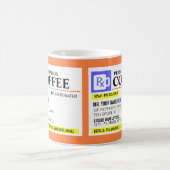 処方箋おもしろいコーヒーマグ ツートーンマグカップ (中央)