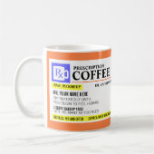 処方箋おもしろいコーヒーマグ ツートーンマグカップ (左)