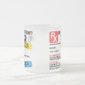 処方箋おもしろいビアマグ フロストグラスマグカップ (中央)