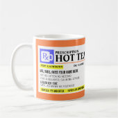 処方箋おもしろいホットティーマグカップ ツートーンマグカップ (左)