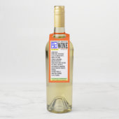 処方箋おもしろいワインラベル ボトルネックタグ (ボトル)