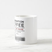 処方箋おもしろい付きコーヒーマグ コーヒーマグカップ (中央)