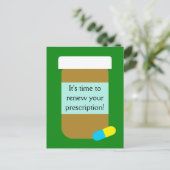 処方箋の書き換え薬局用葉書 ポストカード (スタンド正面)