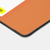 処方箋コパーソナライズされたーヒおもしろい デスクマット (コーナー)