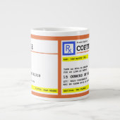 処方箋コーヒージャンボマグ ジャンボコーヒーマグカップ (正面)