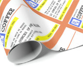 処方箋コーヒー ラッピングペーパー (ロールコーナー)