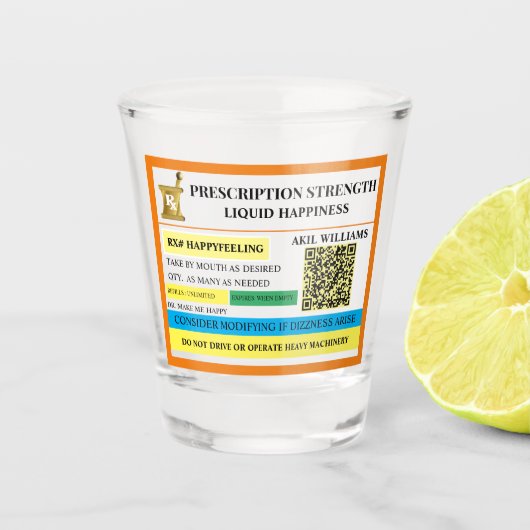処方箋ショットグラス ショットグラス (正面)