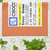 処方箋チョコカスタマイズラキッチンタオル キッチンタオル (折り畳み)