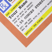 処方箋チョコパーソナライズされたレート 薄葉紙 (詳細)