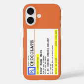 処方箋チョコパーソナライズされたレート Case-Mate iPhoneケース (裏面)