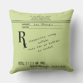 処方箋パッド – スリーピシリンby B. Ed Thyme MD クッション (裏面)