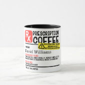 処方箋パーソナライズされたコーヒーマグ マグカップ (中央)