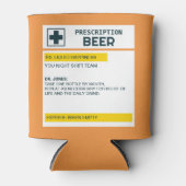 処方箋パーソナライズされた用ビールの名称 缶クーラー (正面)