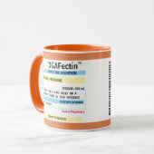 処方箋ボトルおもしろいギャグギフト マグカップ (正面左)