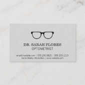 処方箋メガネのアイコン | Optometrist 名刺 (正面)
