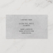 処方箋メガネの眼球図 | 検眼医 名刺 (裏面)