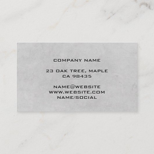 処方箋メガネの眼球図 | 検眼 名刺 (裏面)