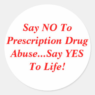 処方箋薬物乱用に対してNoと言う…YESと言う… ラウンドシール