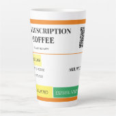 処方箋 カフェラテマグ (正面)